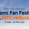 Xiaomi Fan Festival 2026 are loc în perioada 31 martie - 30 aprilie, cu reduceri flash de până la 50% în fiecare zi