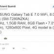Samsung pregăteşte tableta Galaxy Tab E 7.0 şi modelul Tab E Lite; Prima îşi dezvăluie specificaţiile azi!