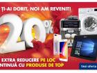 Reducerile spectaculoase marca Flanco revin în perioada 29 - 30 septembrie; se oferă 20% extra discount pentru produsele din coș