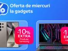 Oferta de miercuri la gadgets pe eMAG: telefoane Samsung, laptop-uri și PC-uri cu extra reducere de până la 20%