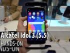 MWC 2015: Alcatel Idol 3 (5.5) hands on - phablet cu margini glossy şi funcţii de mixaj pentru DJ (Video)