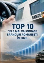 Schimbări importante în clasamentul brandurilor românești în 2026: Banca Transilvania urcă, eMAG pierde teren, Altex intră în Top 10