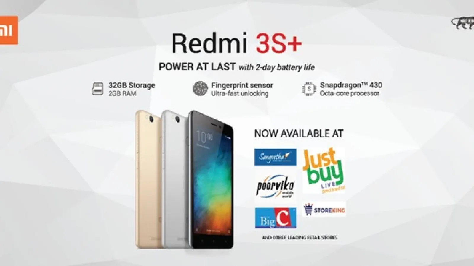 Xiaomi Redmi 3S Plus debutează în India, cu intenţia de a se vinde doar în magazinele fizice, nu şi online