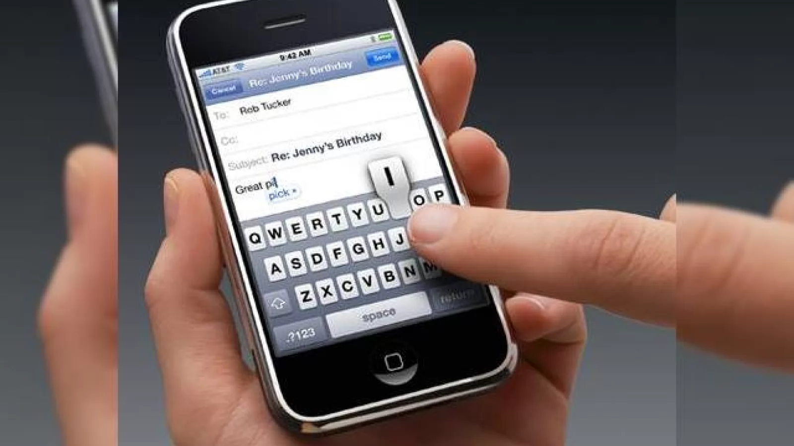 Nou clip video demonstrativ pentru tastatura lui iPhone