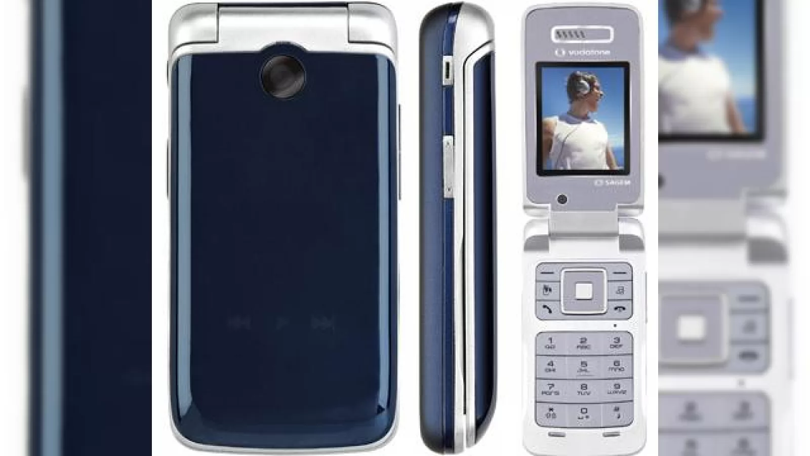 Noul telefon cu clapeta my850v, de la Sagem