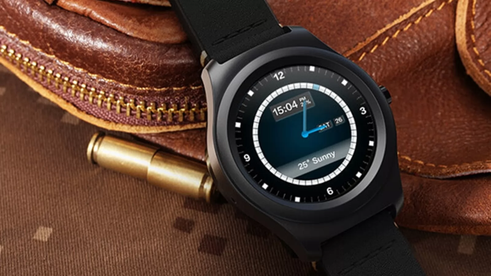 Smartwatch-ul Q2 vine cu un display complet circular și cu scanner de puls la pachet; costă doar 135 lei