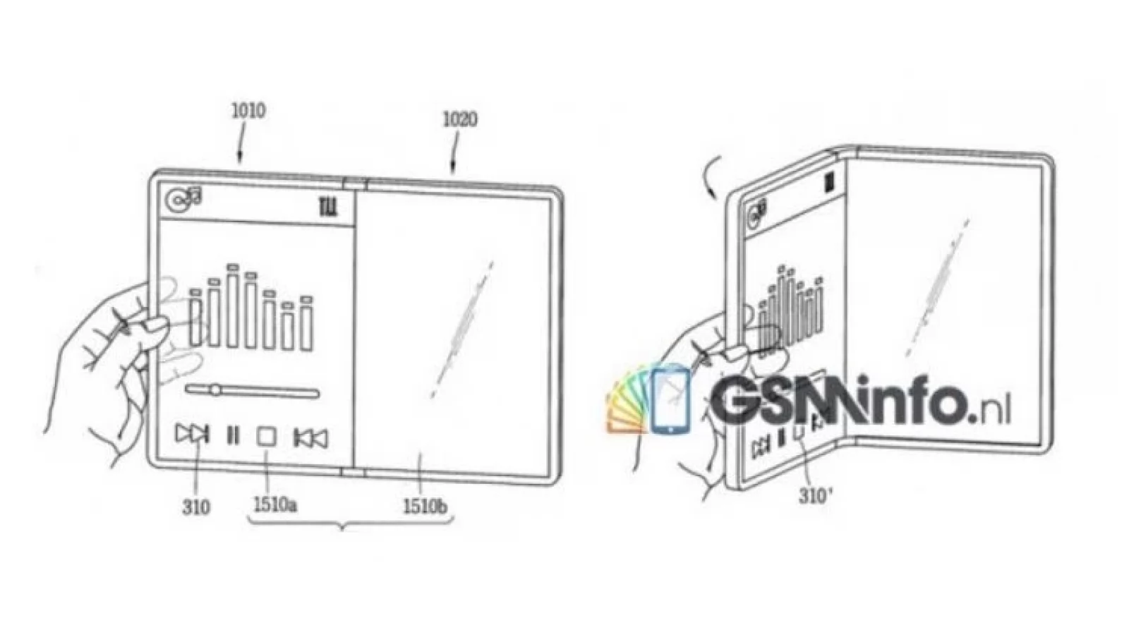 LG brevetează un display pliabil care este totodată și transparent; iată o schiță a invenției