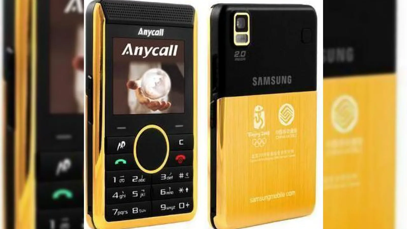 Samsung P318+ telefonul de aur al Jocurilor Olimpice