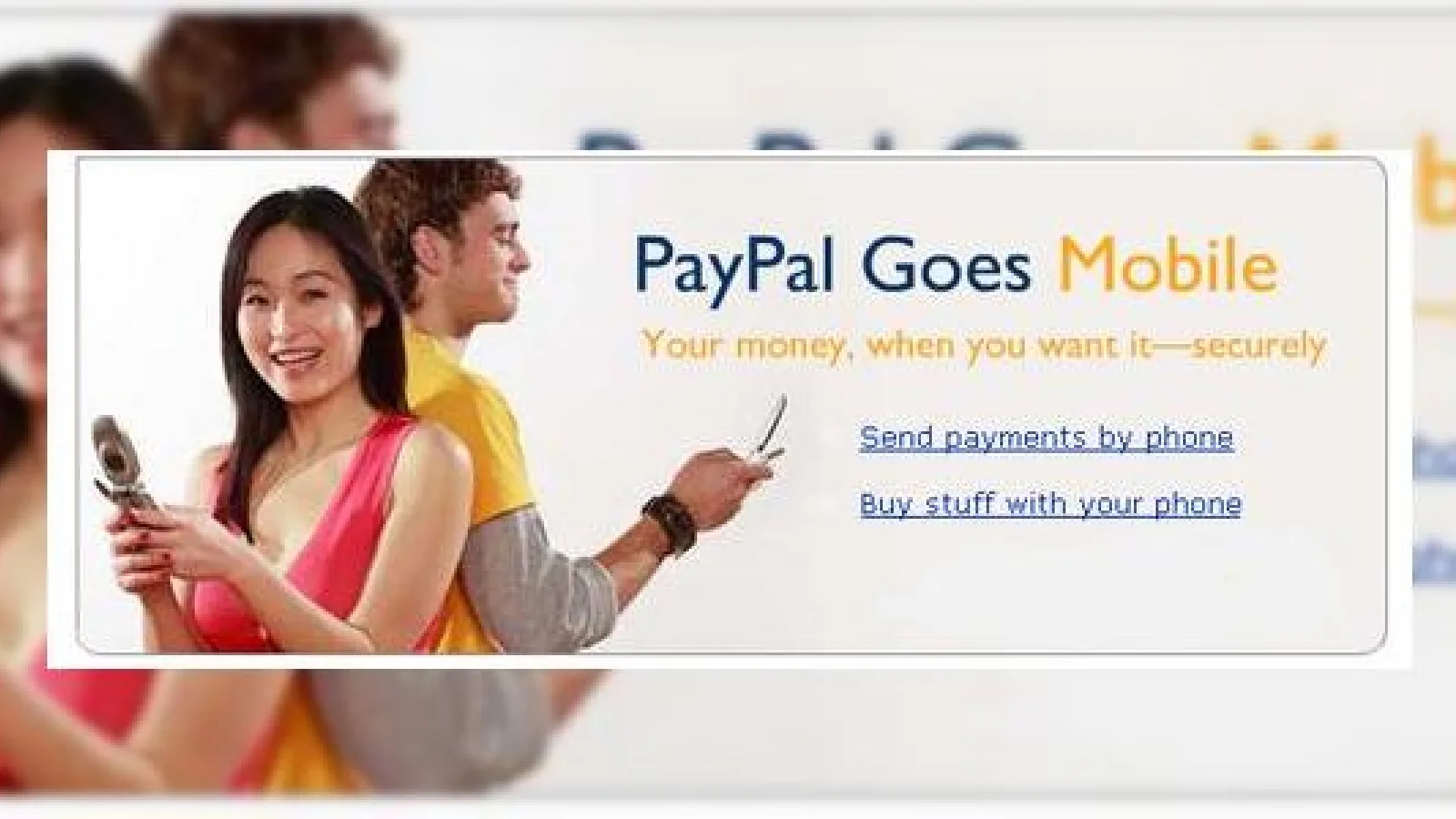 PayPal ofera plati mobile pentru shopping online