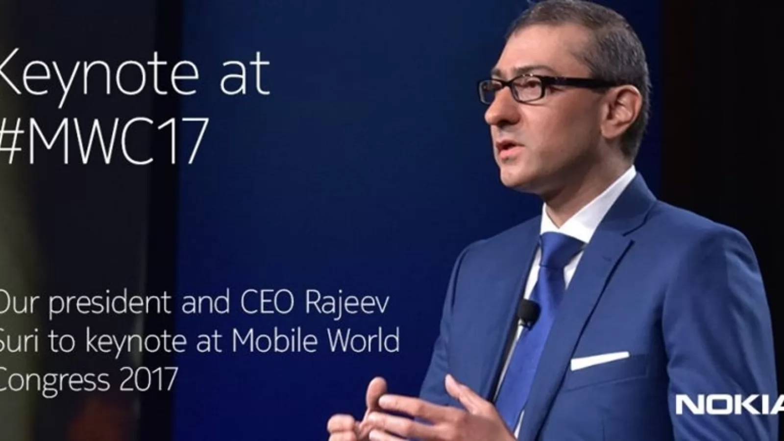 CEO-ul Nokia, Rajeev Suri îşi confirmă prezenţa la MWC 2017, unde ar putea anunţa noi telefoane şi tablete