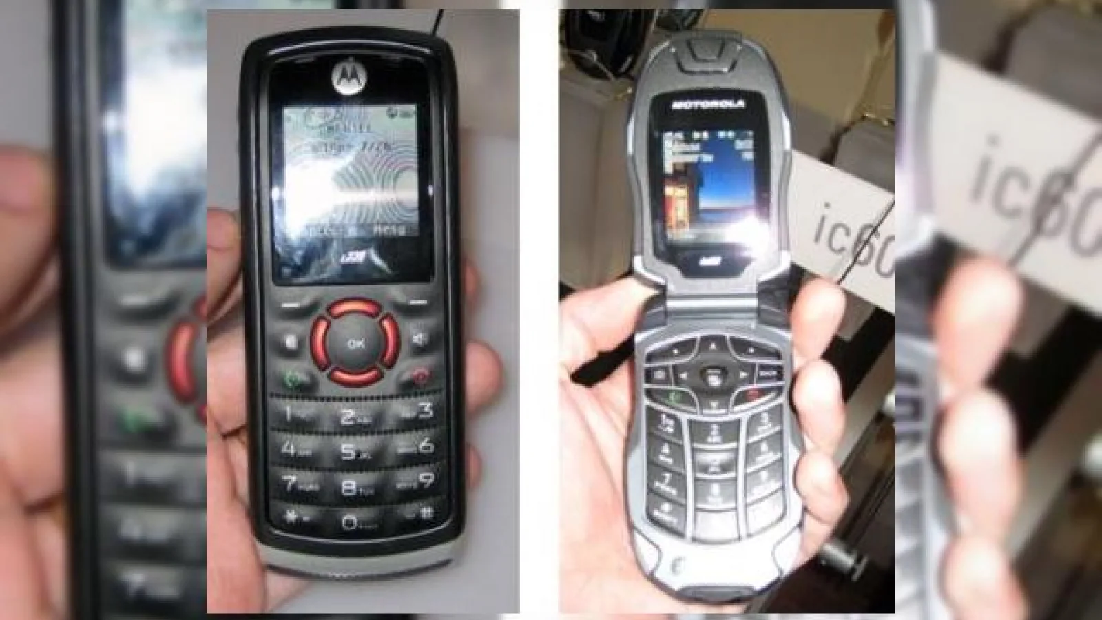 Doua bijuterii de la Motorola, i335 si ic602