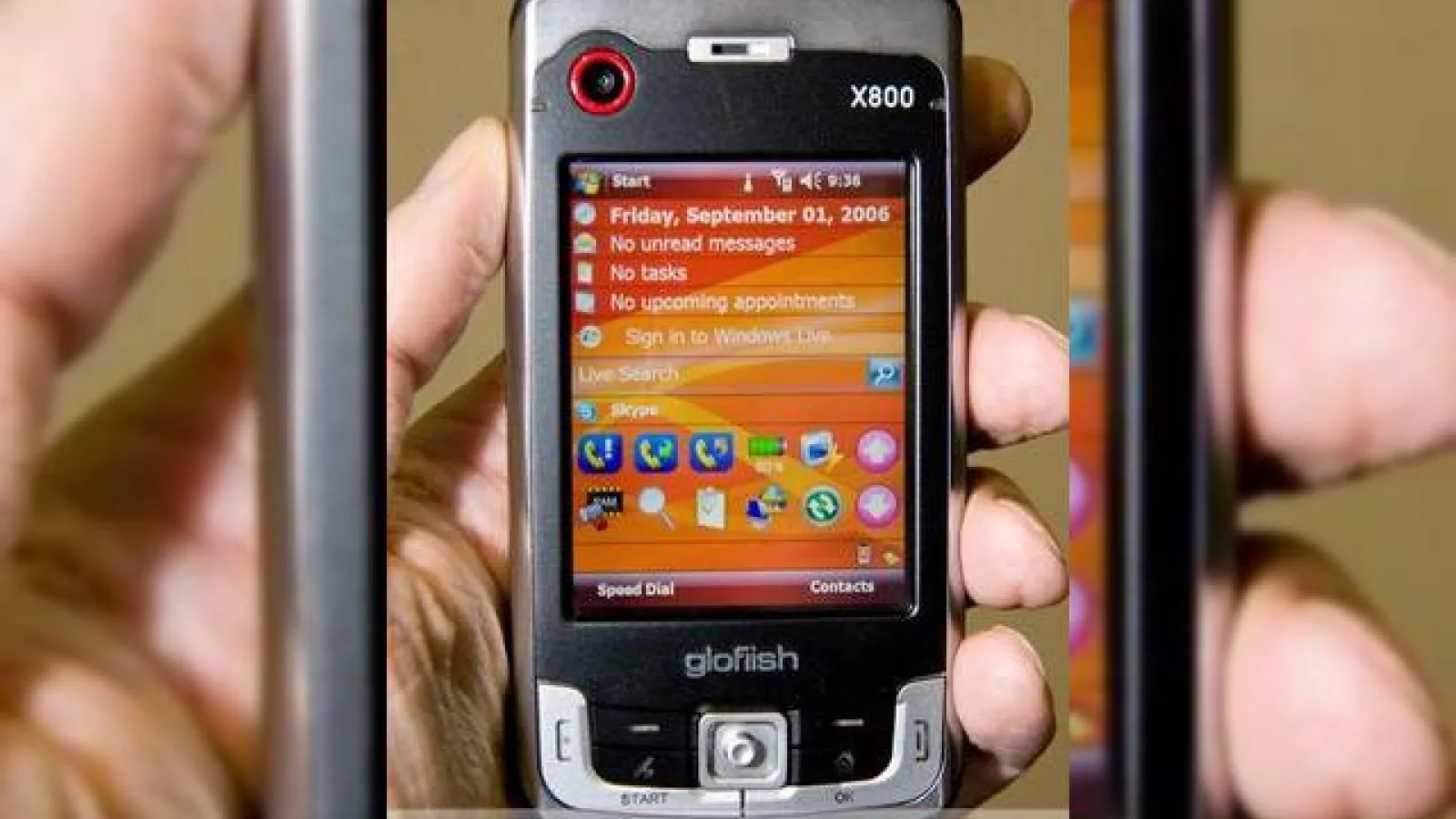 E-Ten Glofiish X800, GPS Pocket PC Phone, aprobat de FCC