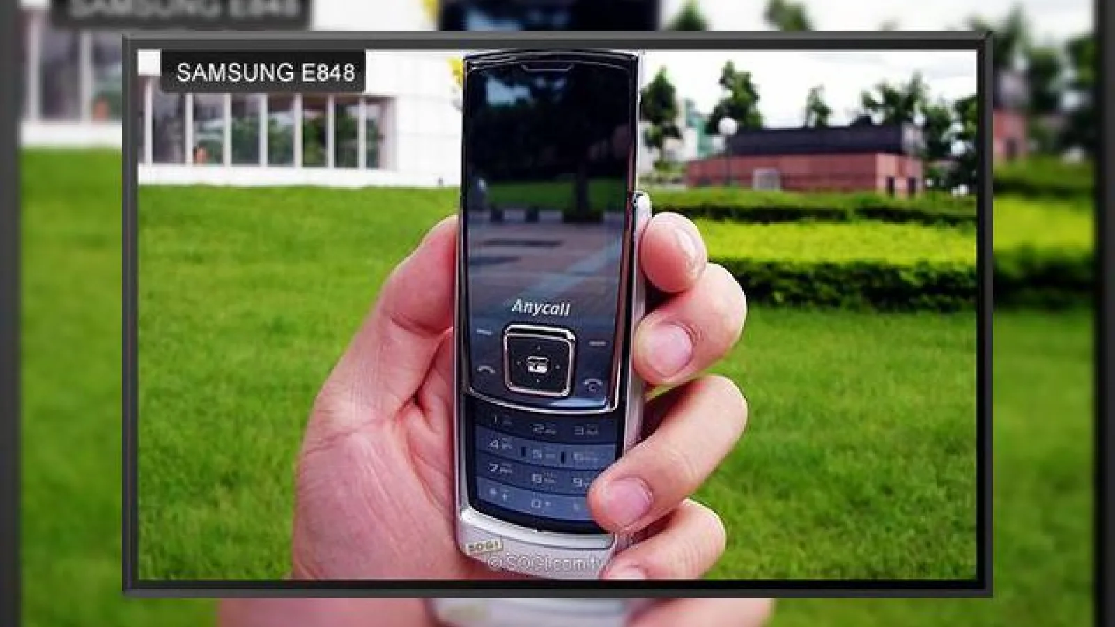 Noi imagini cu telefonul olimpic Samsung E848