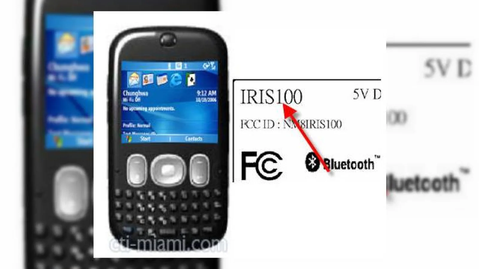HTC Iris S640, telefon PDA aprobat de FCC