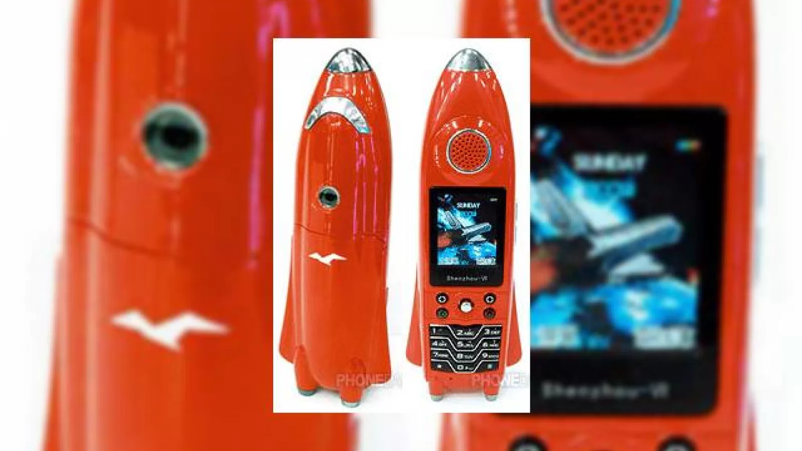 Telefonul "racheta", un concept bizar