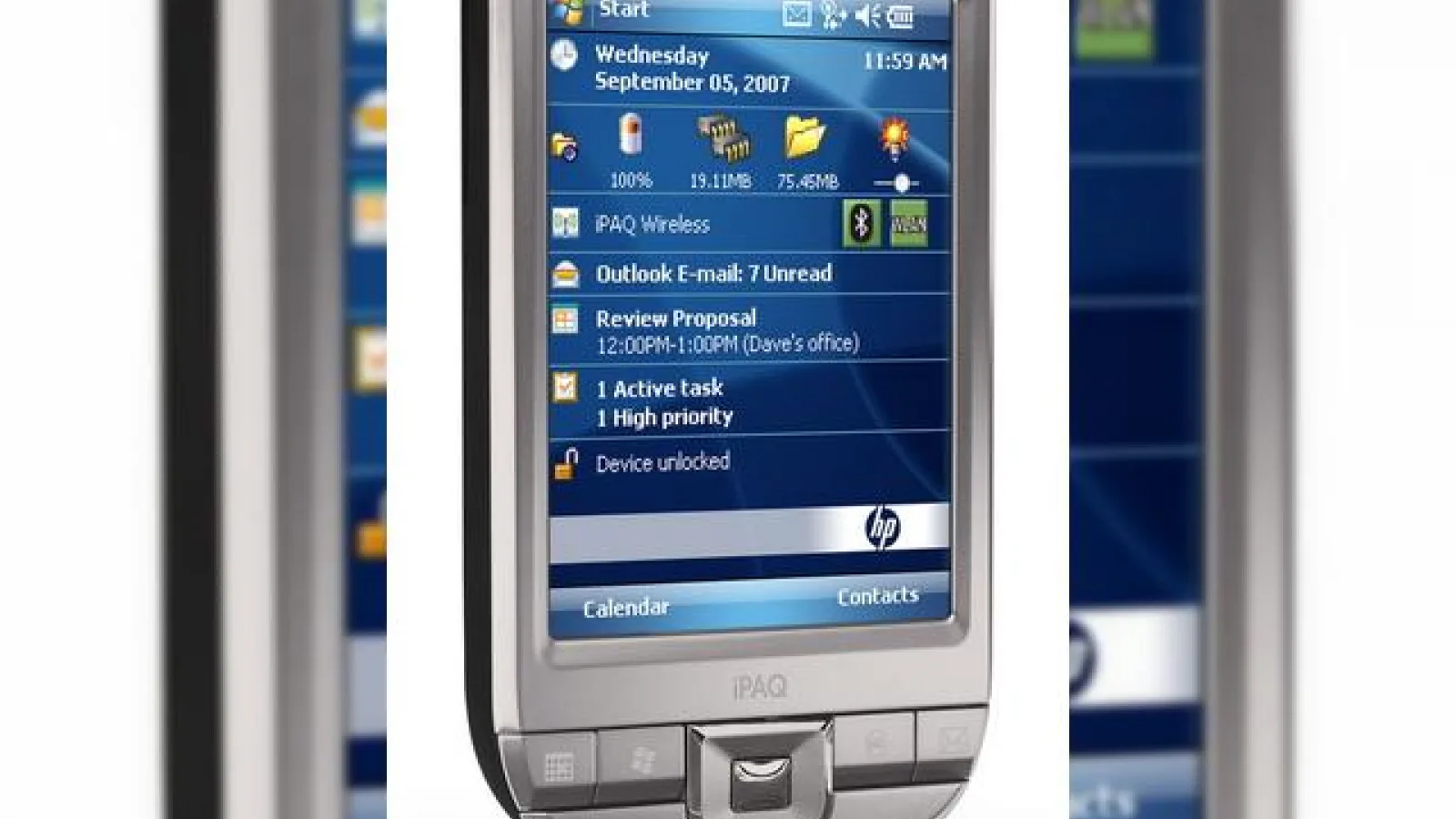 HP iPAQ 100, un handheld clasic