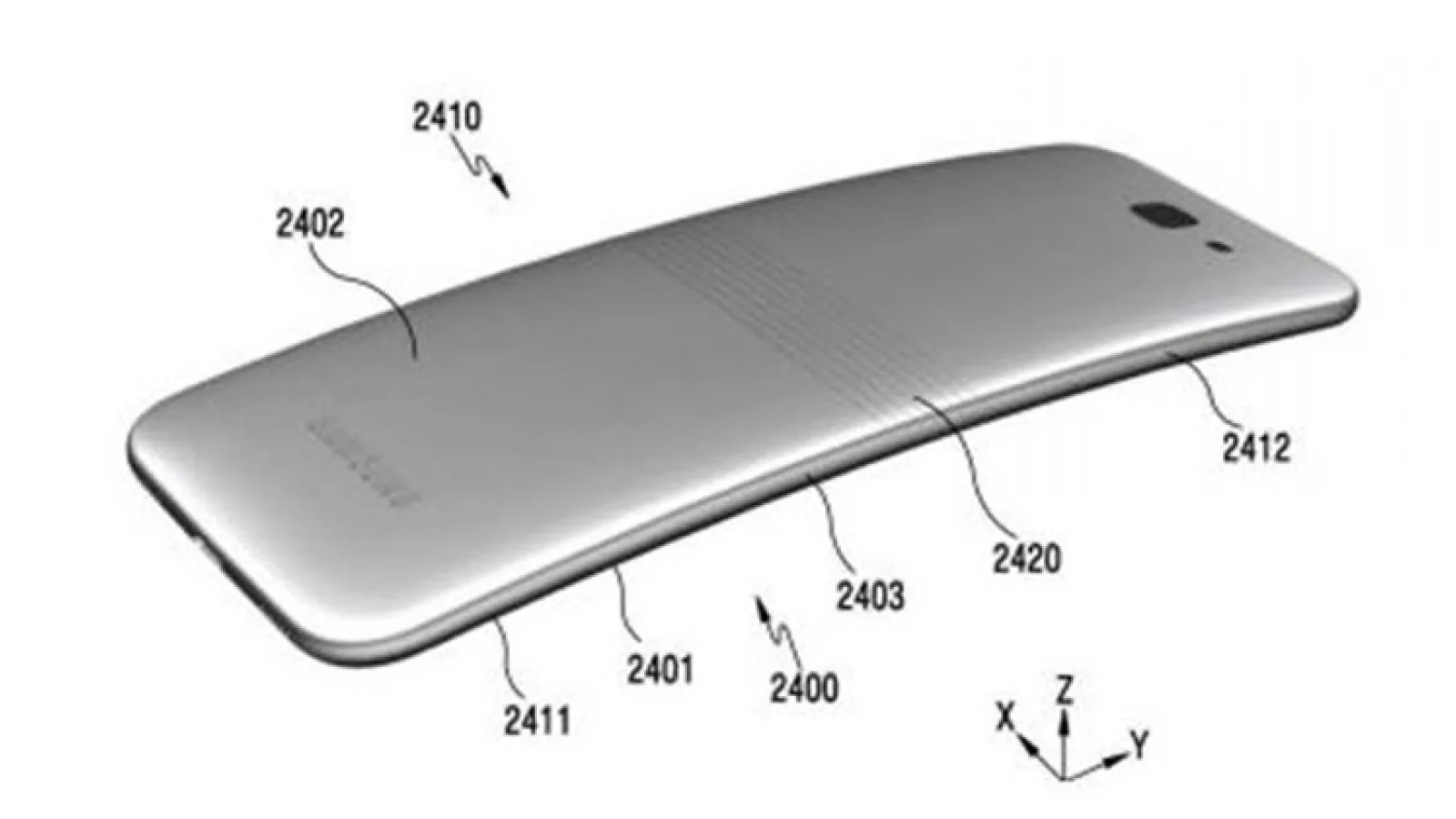 Iată cum ar putea arăta un viitor smartphone flexibil Samsung, conform unui nou brevet