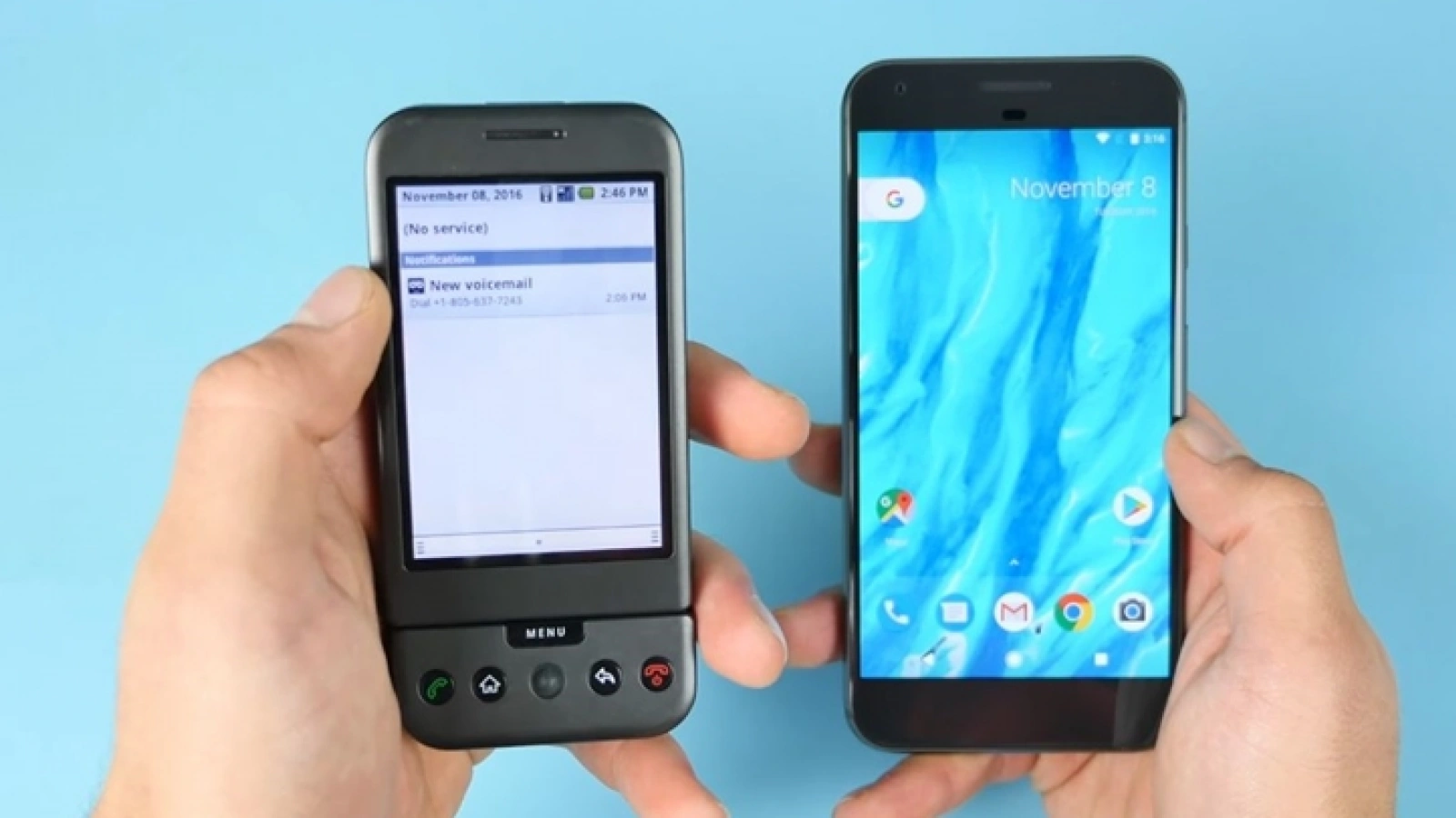 Primul telefon Android, HTC Dream versus Google Pixel; Începuturi versus maturizare (Video)