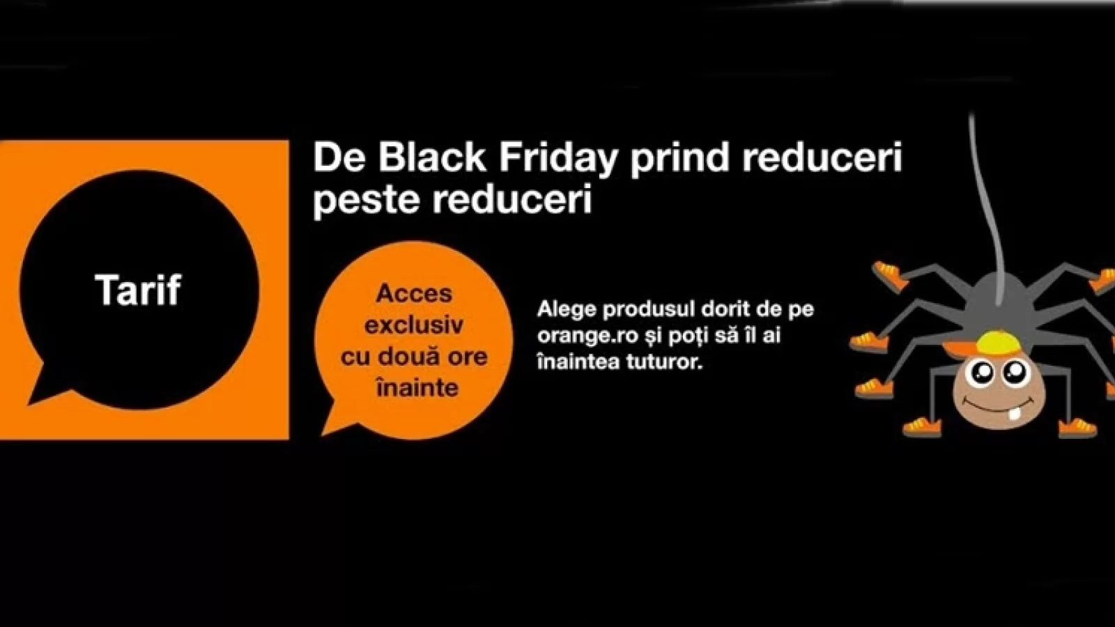De Black Friday, Orange ne oferă posibilitatea de a alege ce produse primesc reduceri; campania are loc în perioada 18 - 27 noiembrie