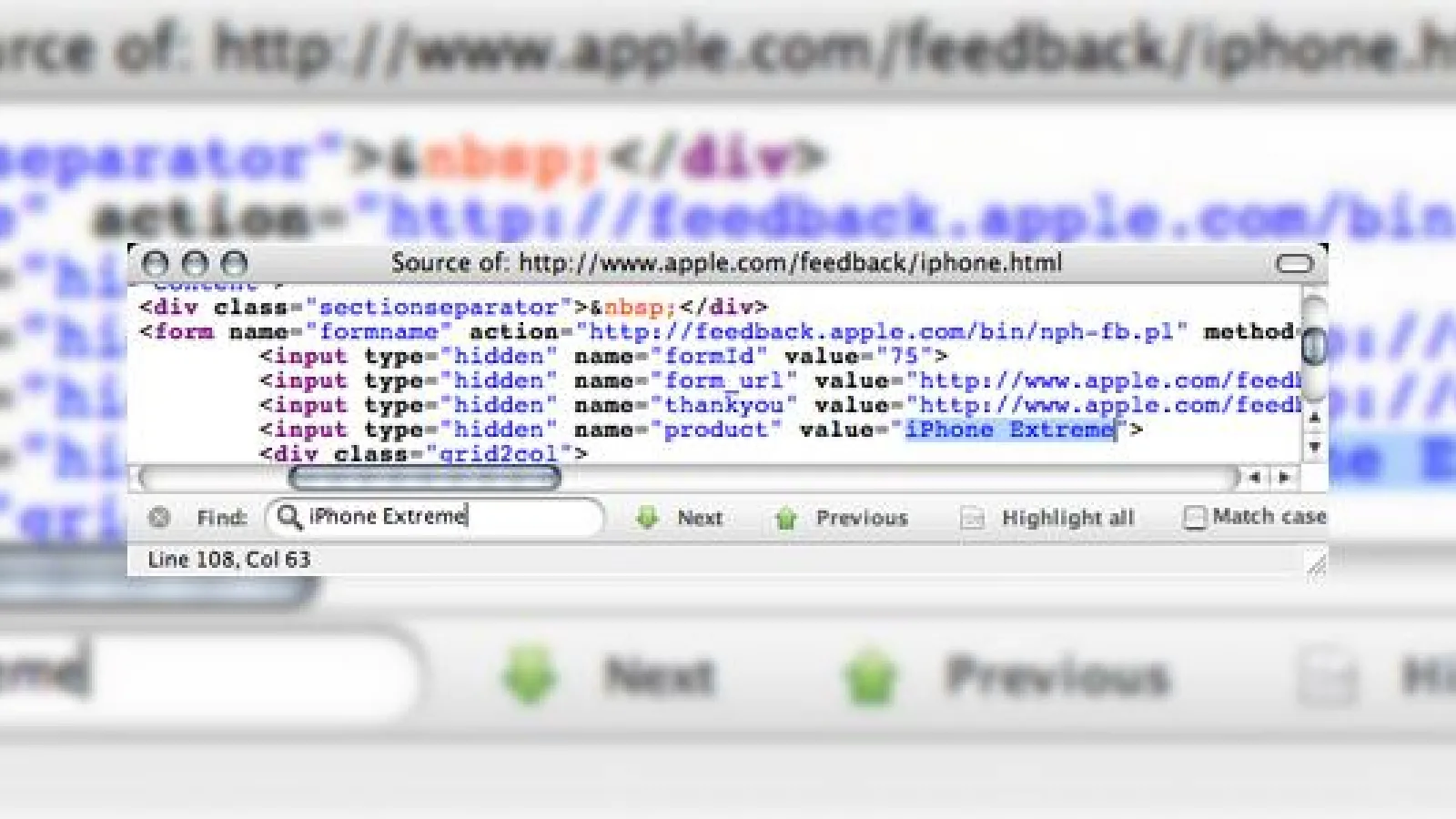 Un nou iPhone dezvaluit de codul sursa al paginii Apple