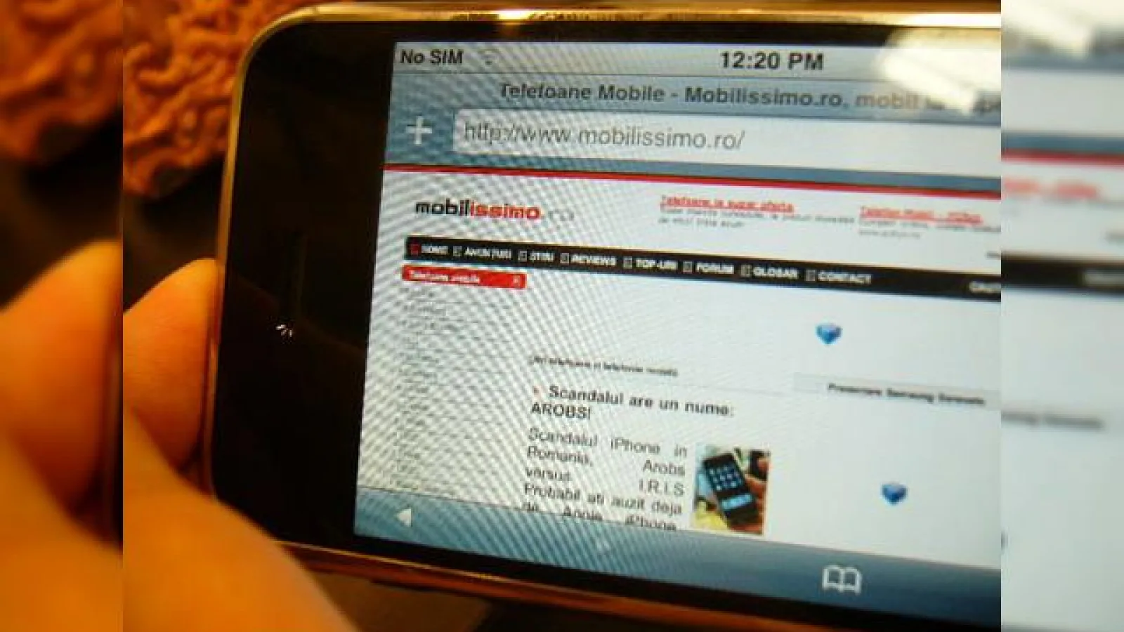 Am testat un iPhone! Rezultatul? Mobilissimo.ro afisat excelent!