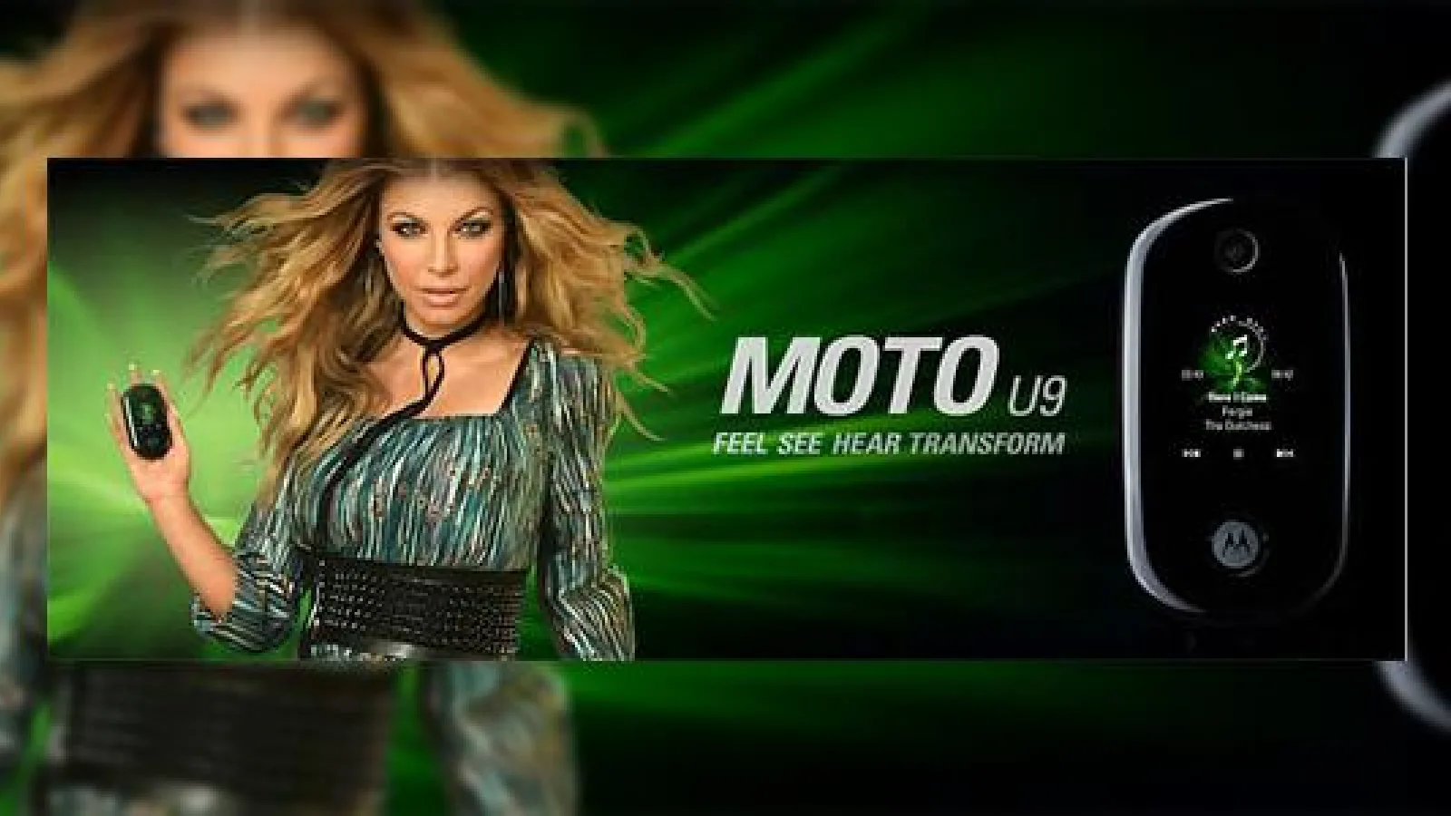 Motorola U9 ni se prezinta, impreuna cu Fergie de la Black Eyed Peas