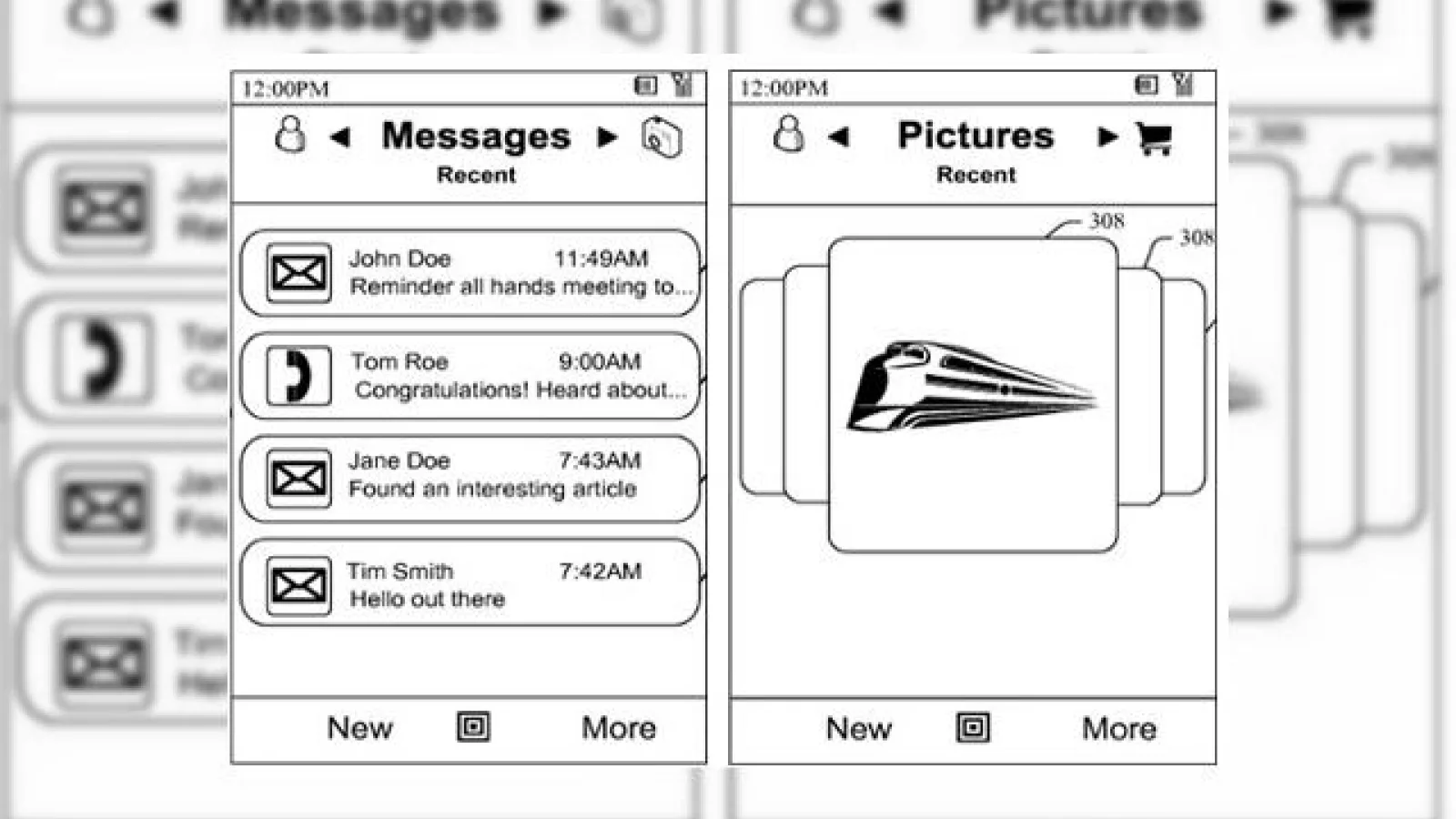 Patent Microsoft pentru o noua interfata mobila