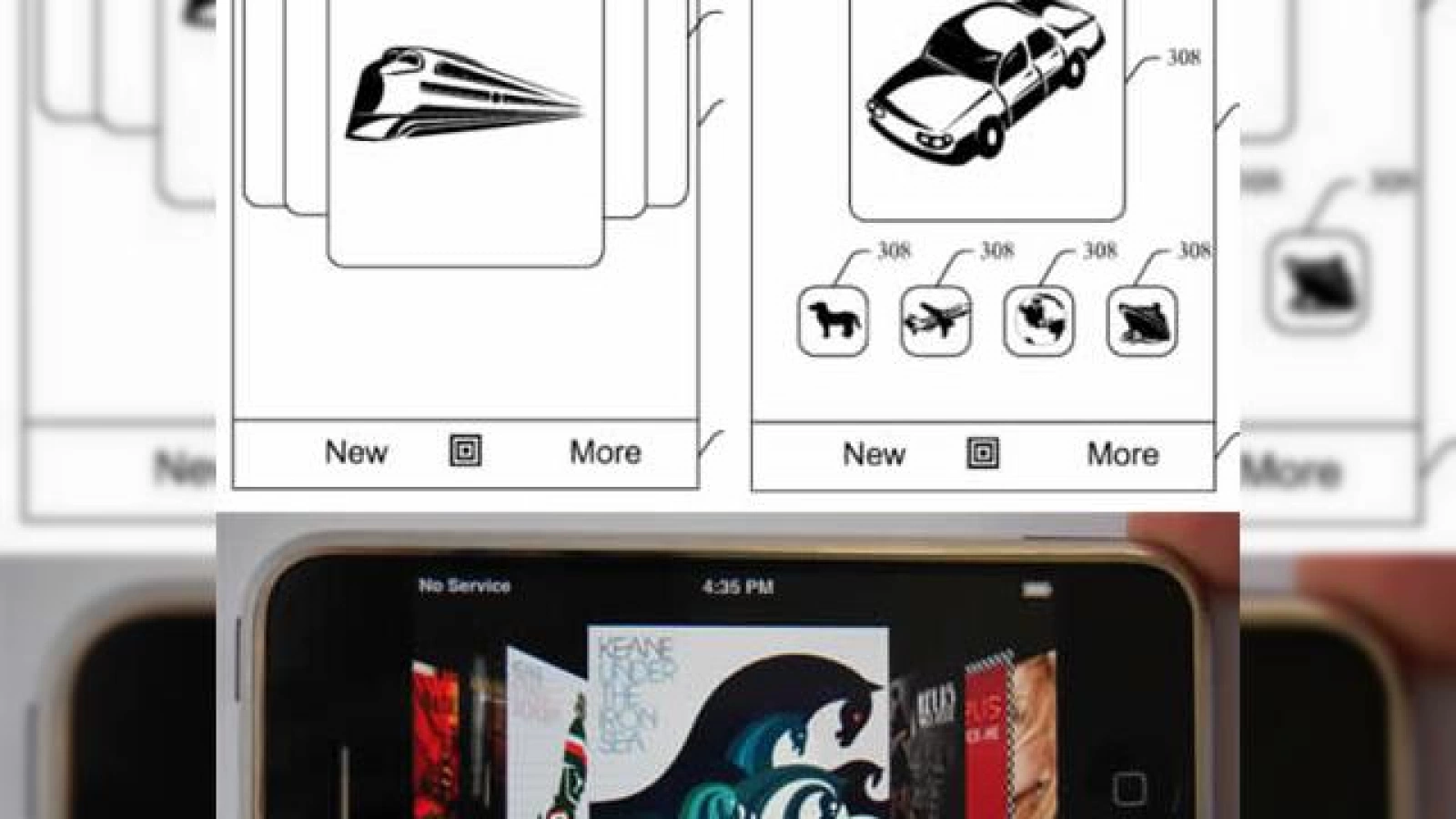 Patentul Microsoft copiaza interfata lui iPhone