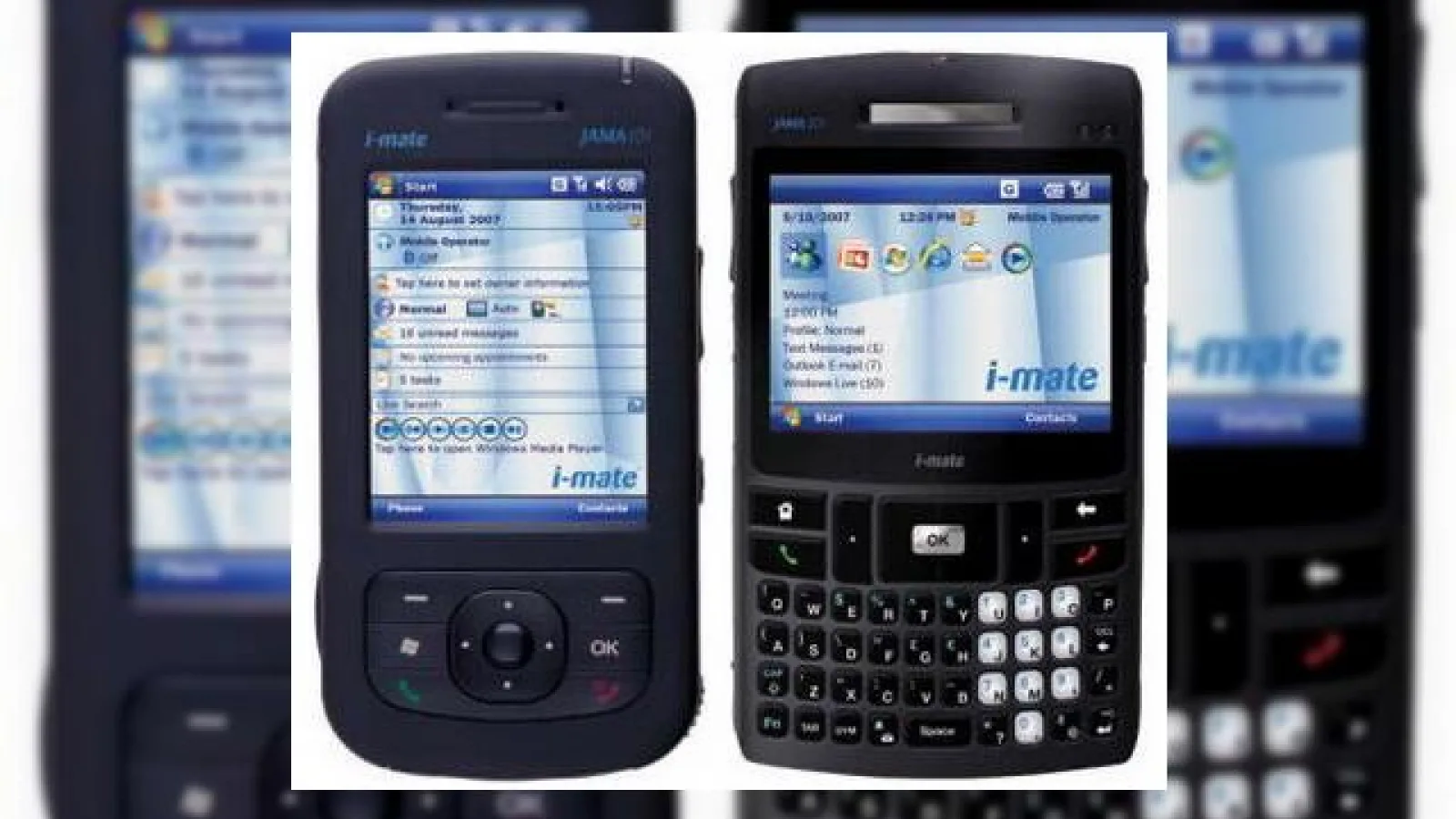 i-mate anunta telefoanele Jama 101 si 201