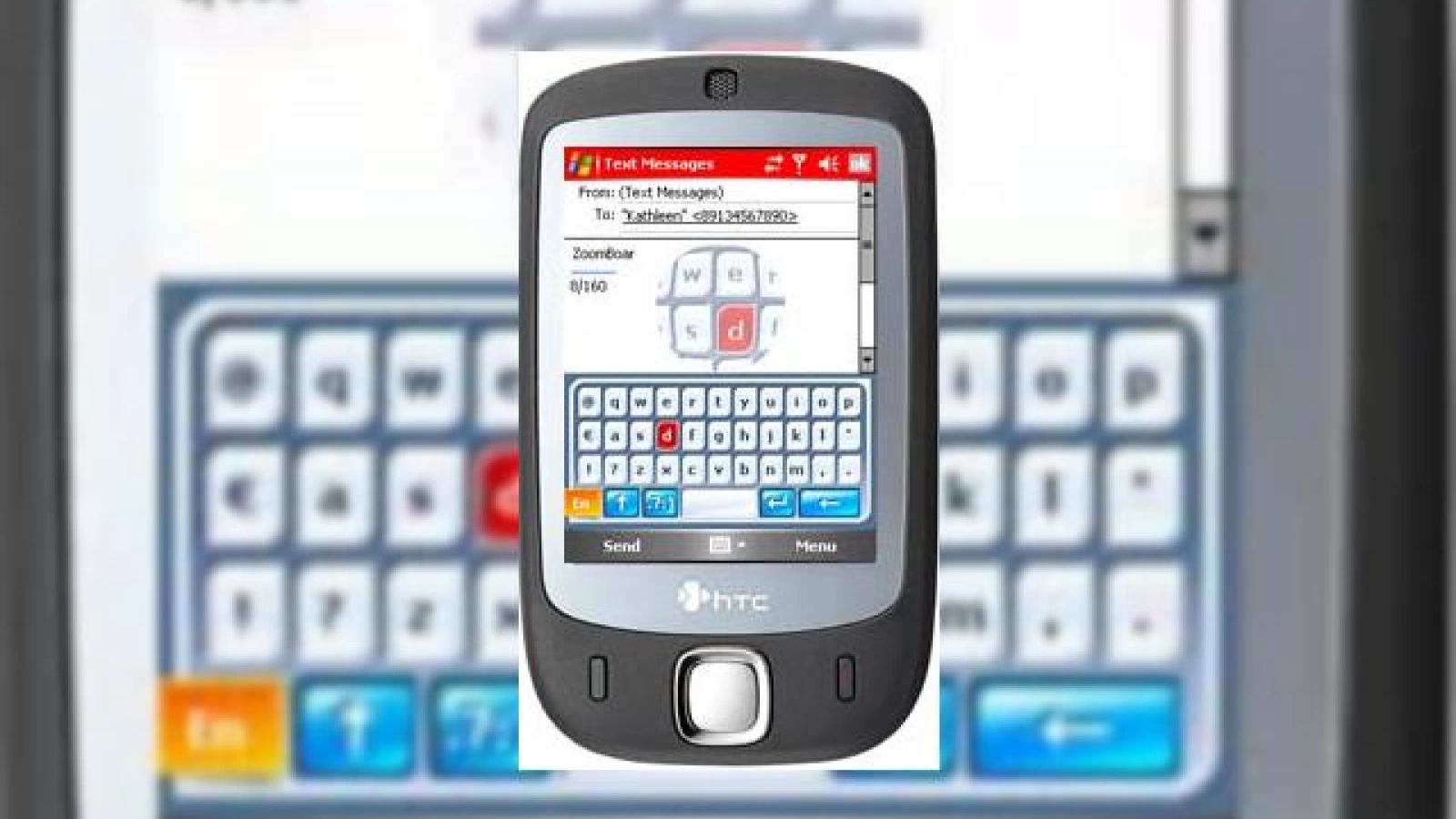 ZoomBoard, tastatura virtuala stil iPhone pe Windows Mobile