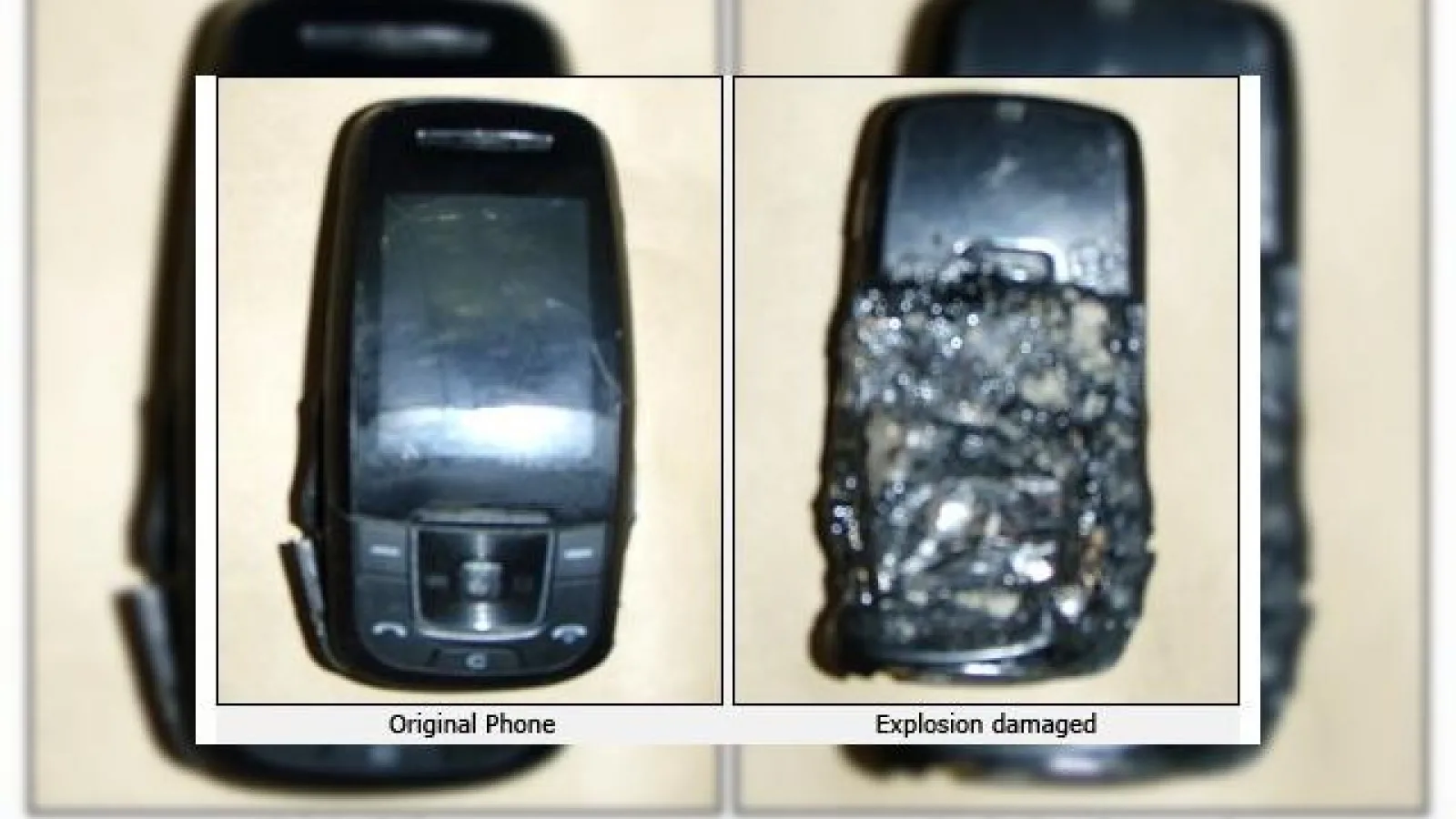 Telefonul explodat ucide!