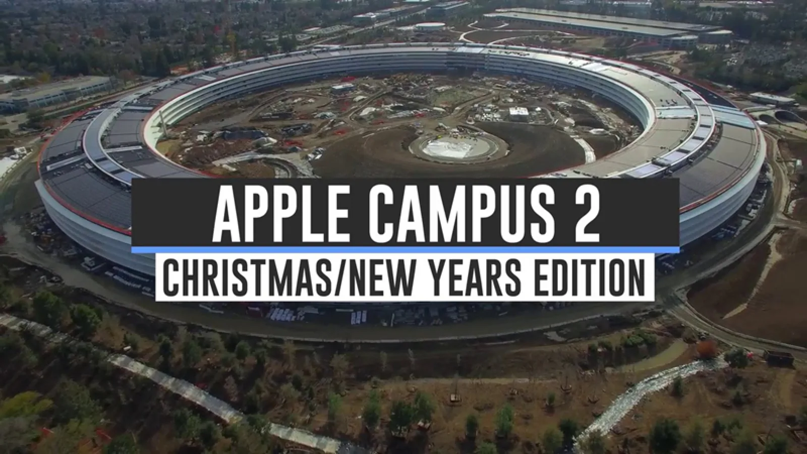 Noutăţi de la campusul Apple cel nou: "OZN-ul" a progresat semnificativ, panourile solare sunt 65% instalate (Video)