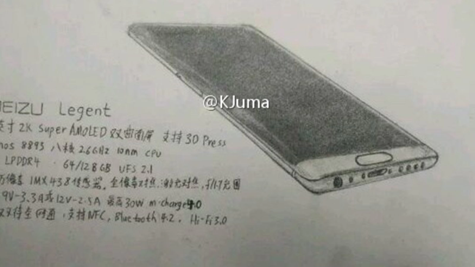 Meizu "Legent" este un nou telefon flagship, care îşi dezvăluie designul în schiţe şi dotările de asemenea; Are cameră rotativă