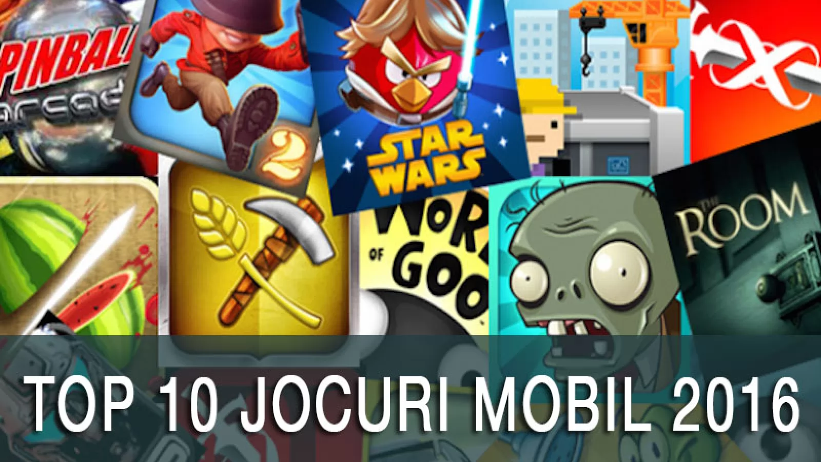 Top 10 jocuri pentru mobil ale anului 2016: emoţie, curse şi un clasic portat fac furori într-un an mare pentru gaming