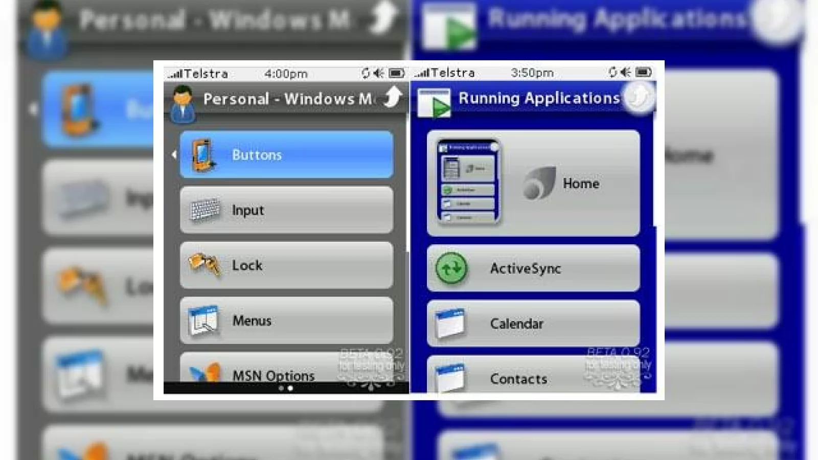Interfata iPhone pe Windows Mobile (video)