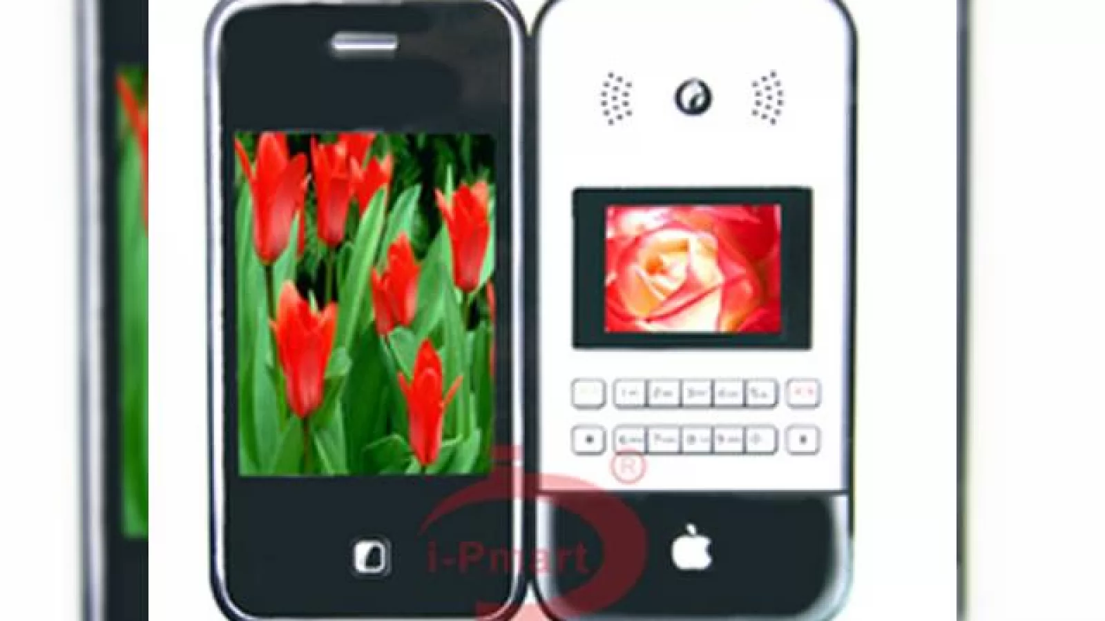 Telefonul Xing Bao N98 include logo-ul Apple si 2 display-uri