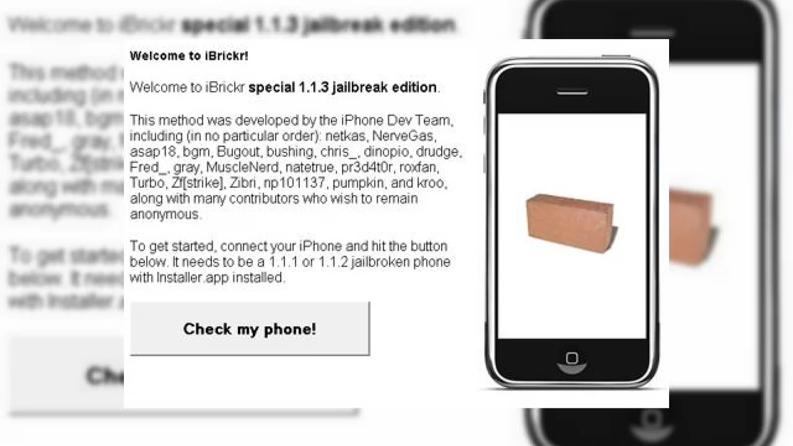 Cel mai nou firmware iPhone a fost hackuit! 1.1.3 disponibil!