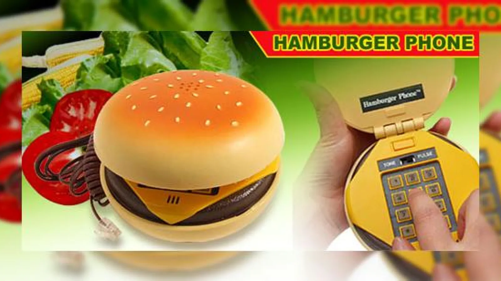 Telefonul hamburger, ideal pentru biroul tau
