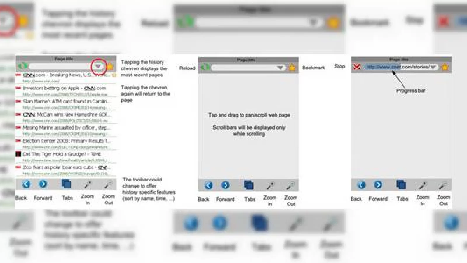 Firefox Mobile: primele imagini