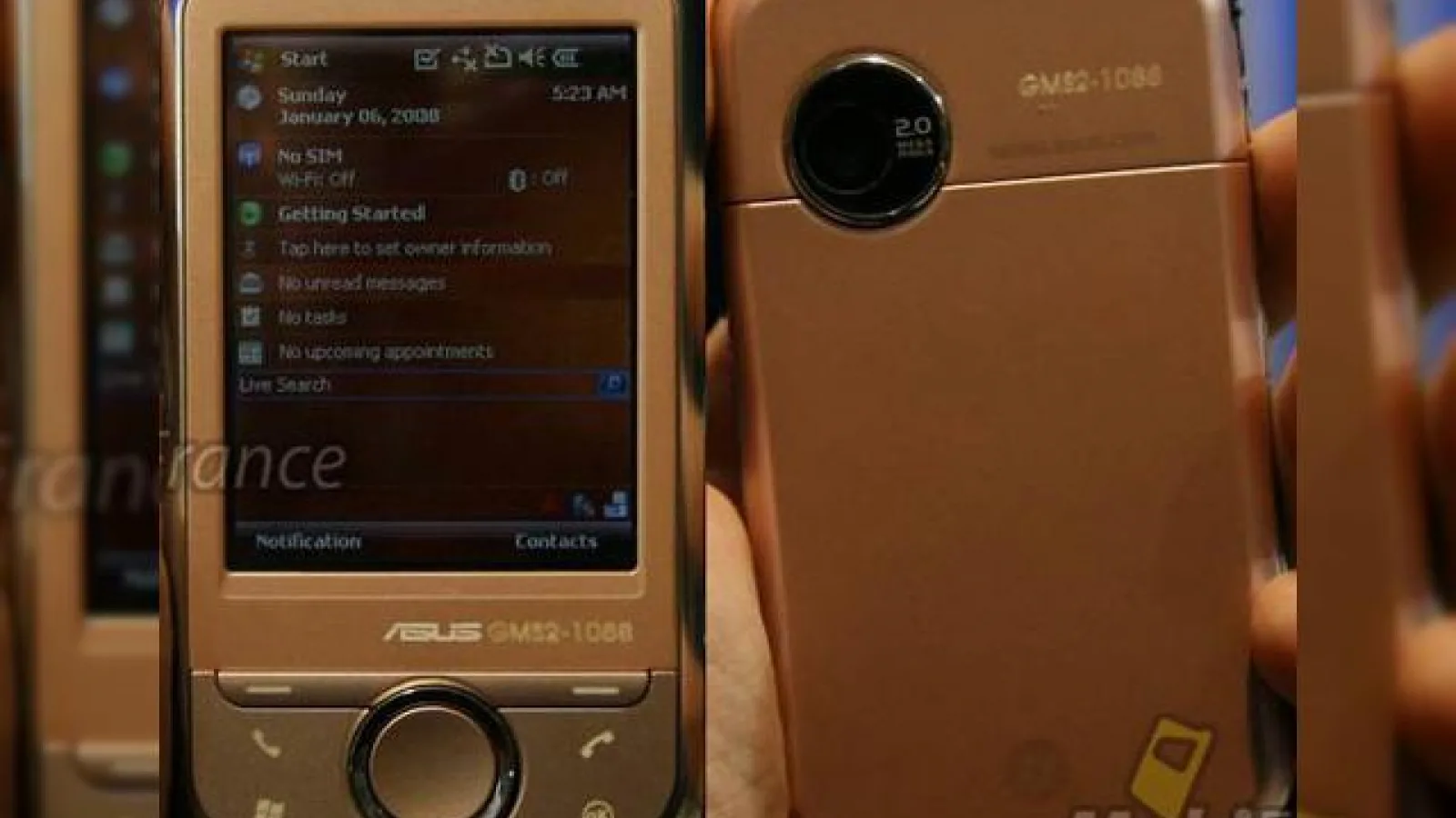 Asus Galaxi Mini, un rival Windows Mobile 6.1 pentru HTC Touch