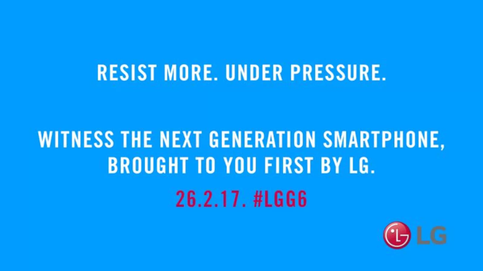 LG promite o rezistenţă la apă deosebită pentru flagship-ul LG G6 prin noi teasere