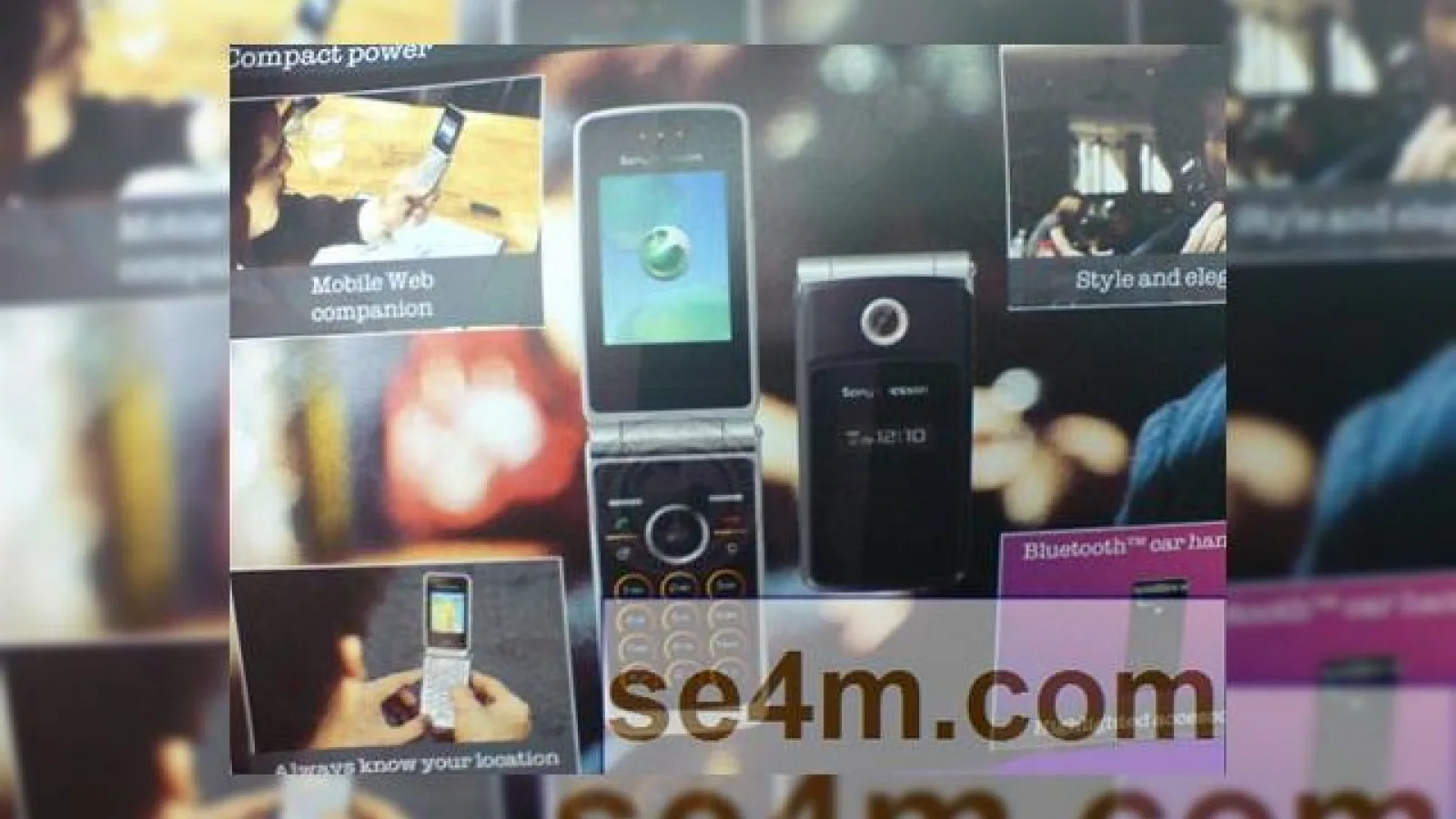 Imagini in premiera cu un misterios telefon Sony Ericsson