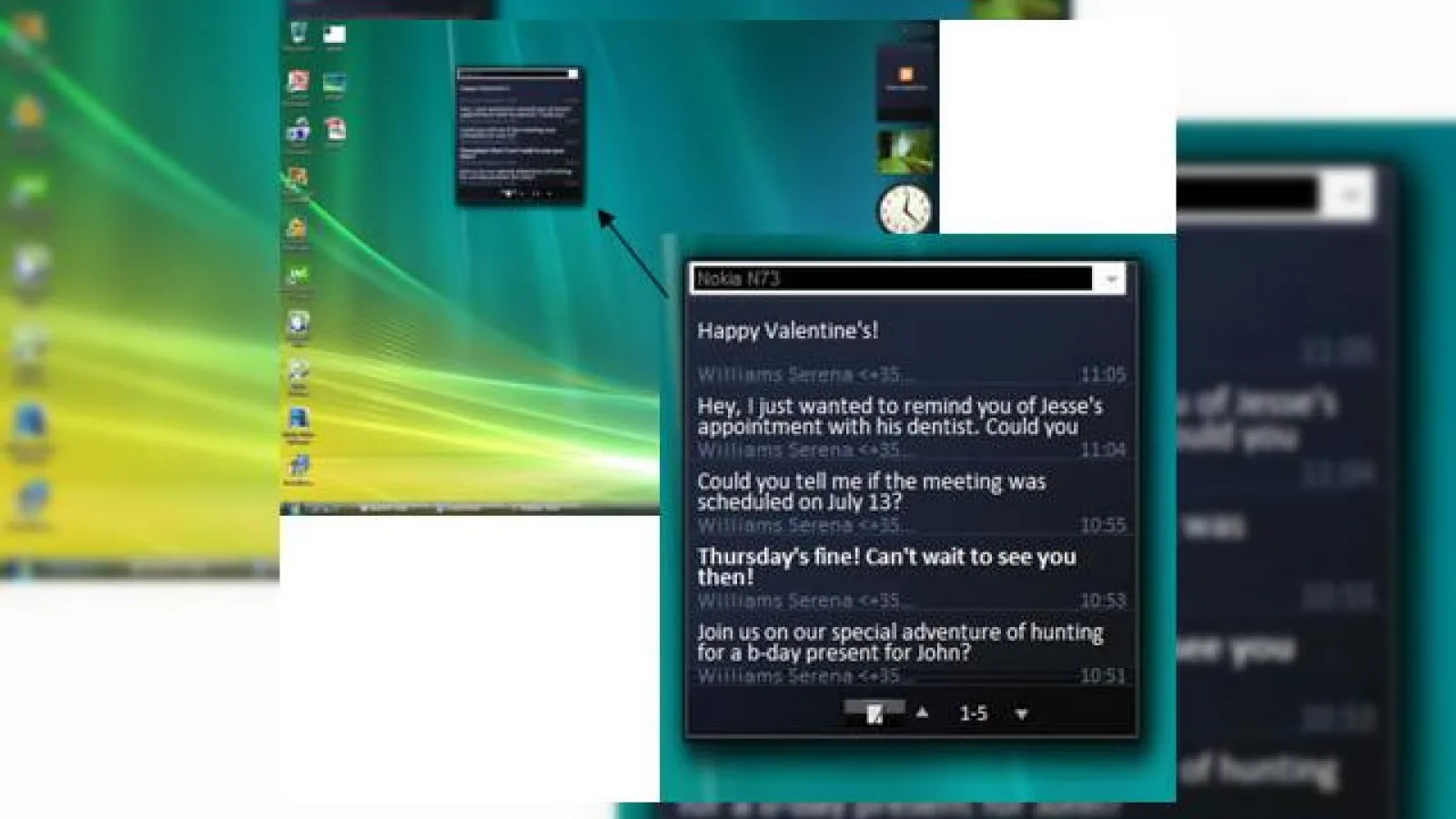 Nokia prezinta un o noua aplicatie pentru Windows Vista - Text messenger
