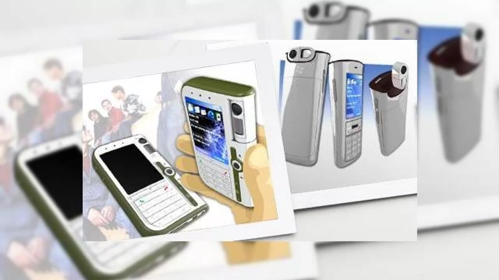 Telefoanele concept create pentru Microsoft, dotate cu super-camere