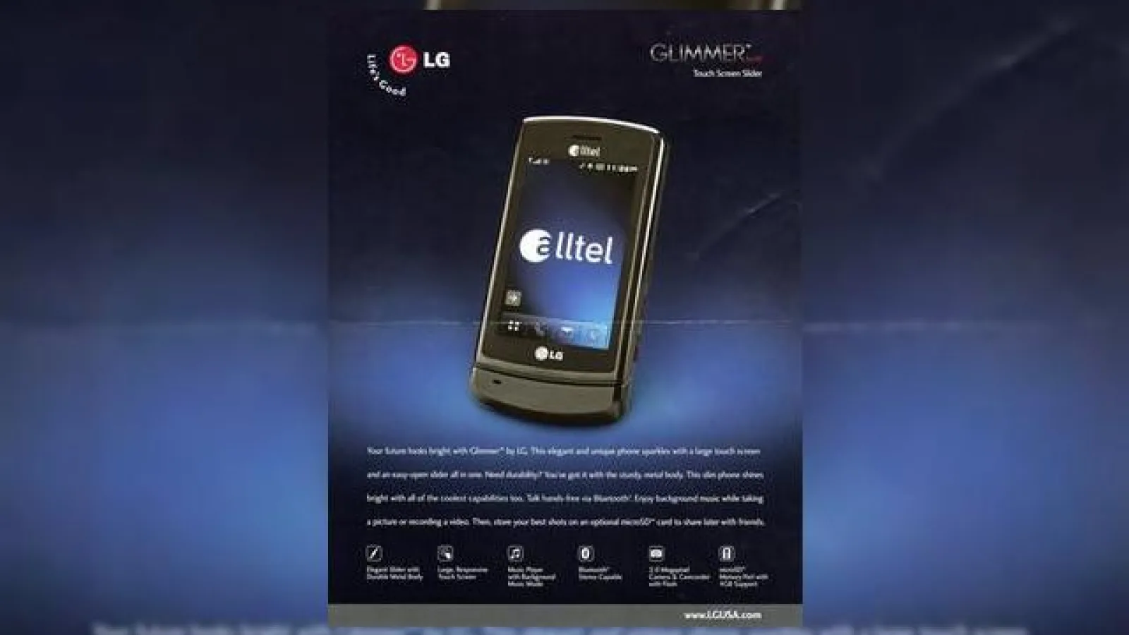LG Glimmer, cel mai nou telefon "scapat" pe Internet
