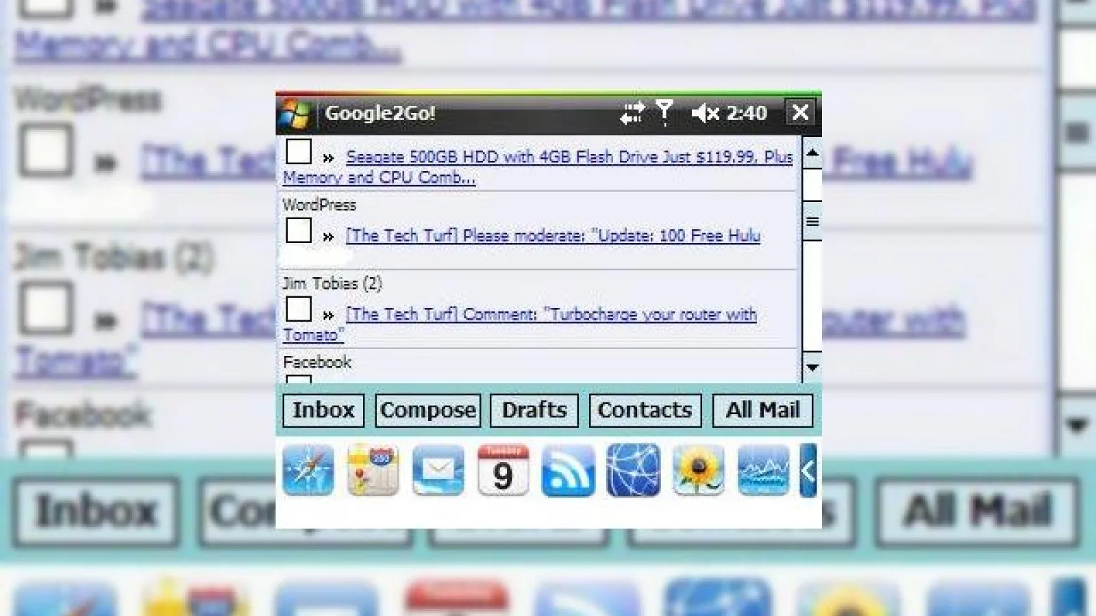 TOATE aplicatiile Google pe telefon, prin Google2GO!