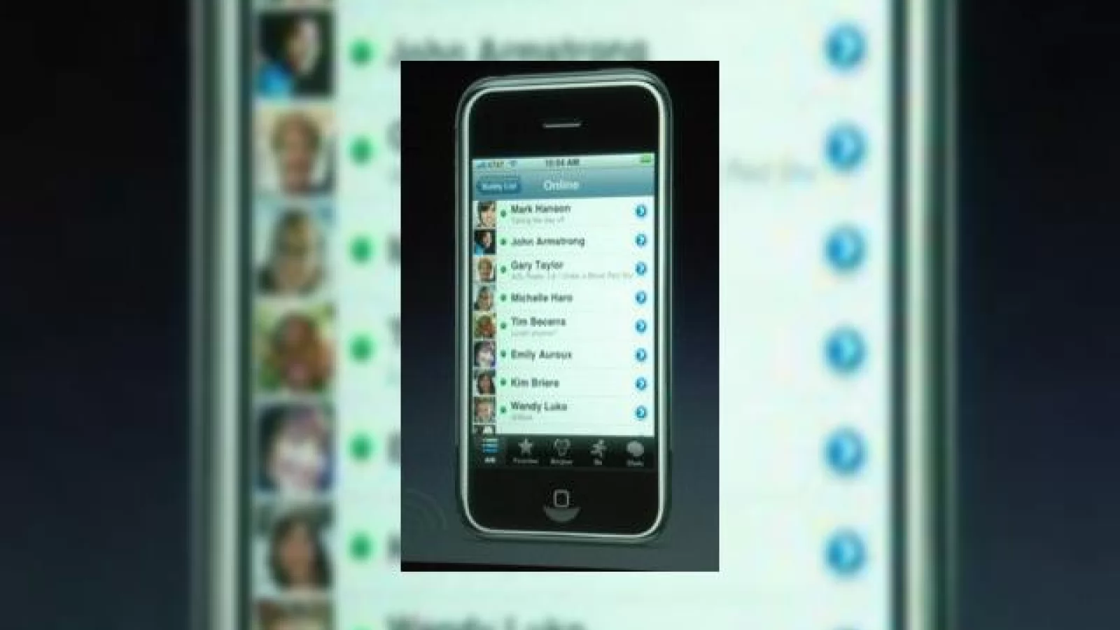 Apple prezinta un client AIM pentru iPhone, iChat