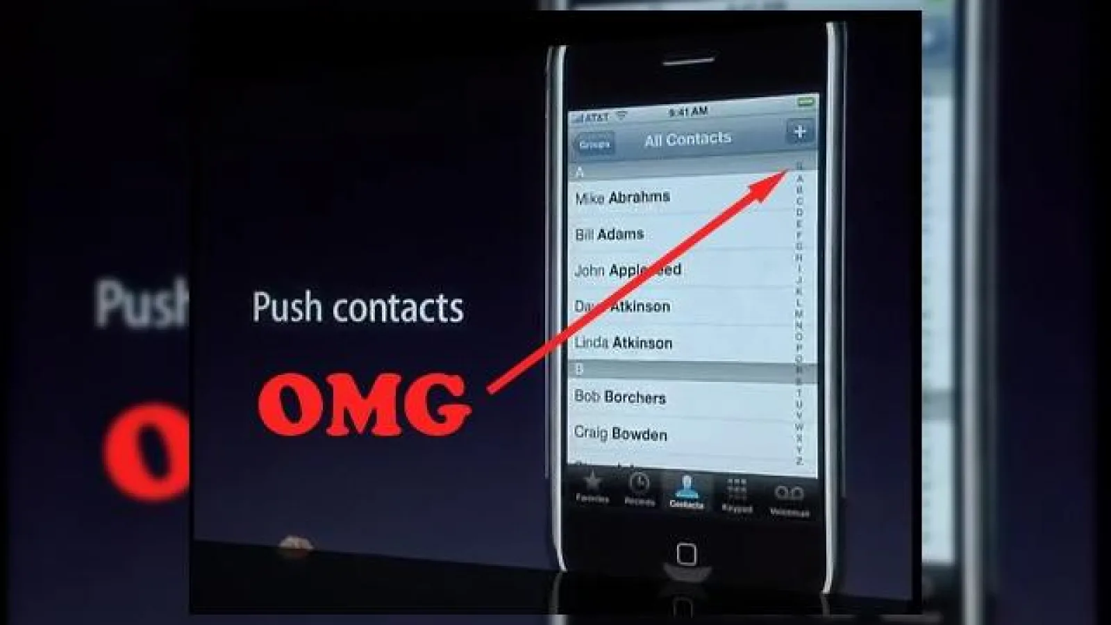 Cautare de contacte pe iPhone in firmware-ul 2.0?