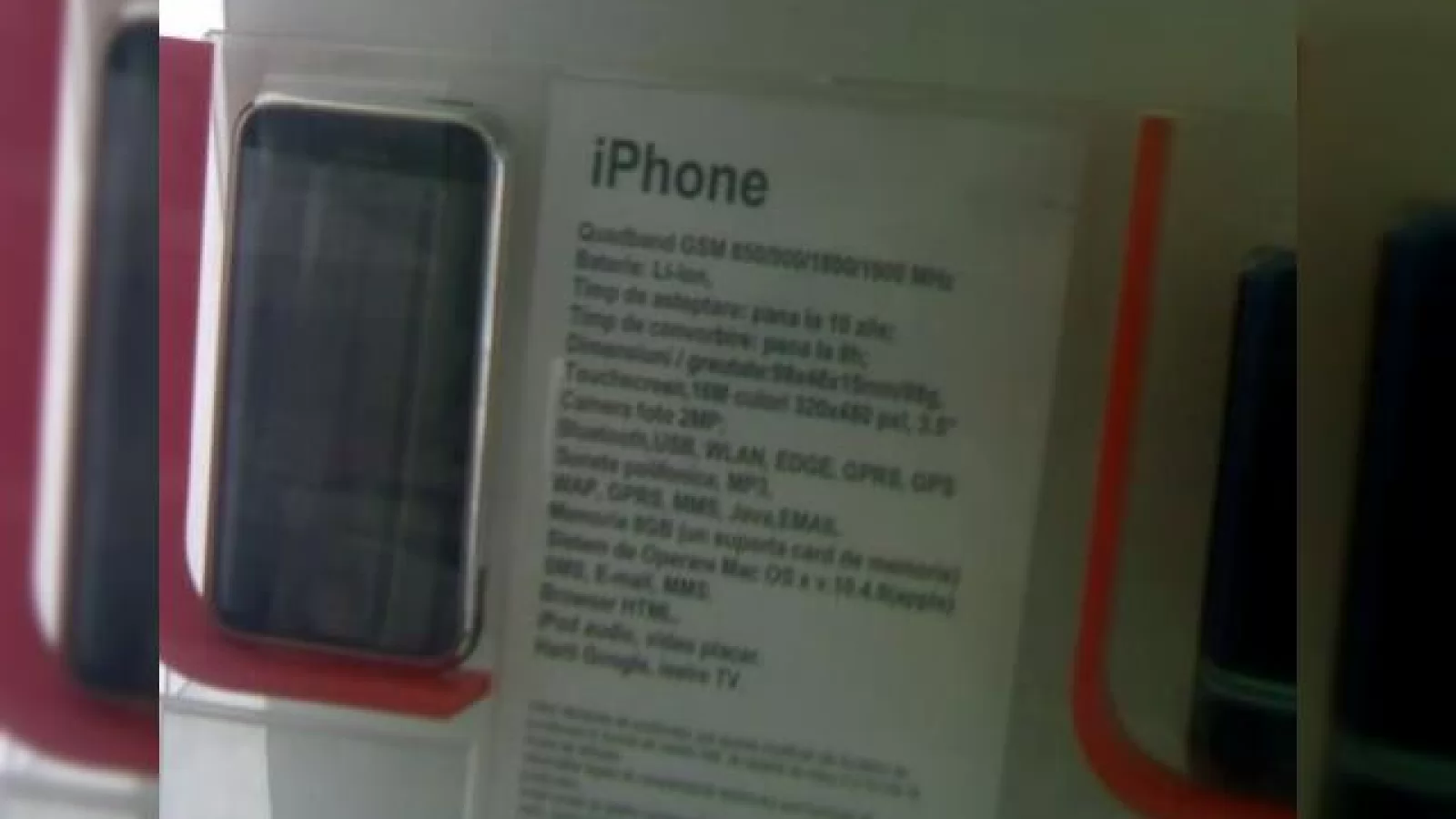 iPhone disponibil la Constanta prin Vodafone Romania