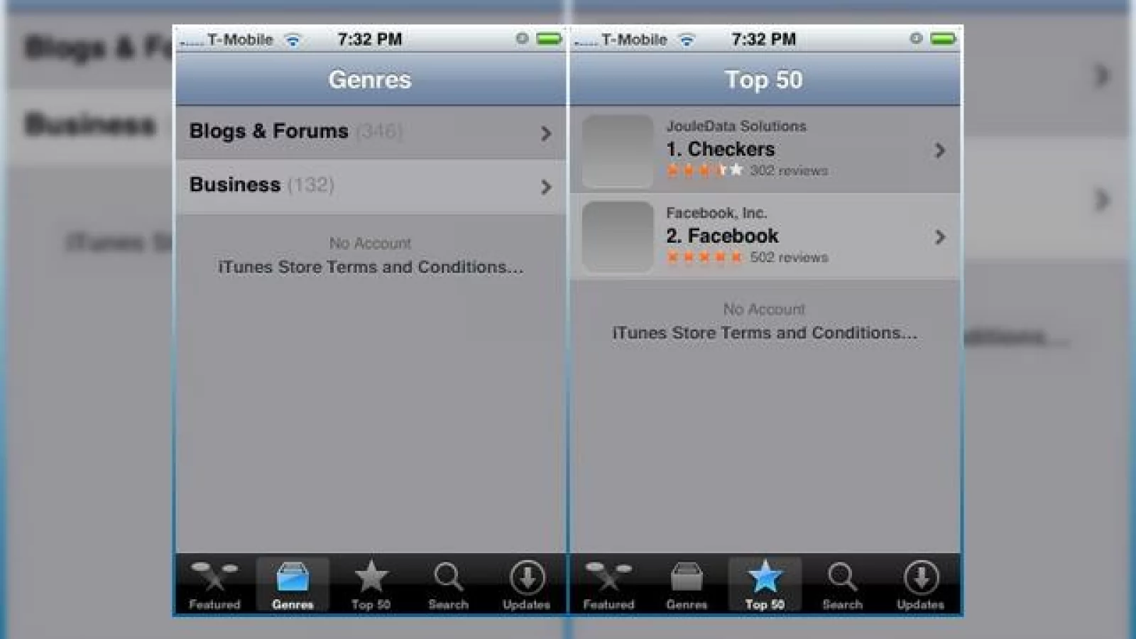 Primele imagini cu iPhone AppStore